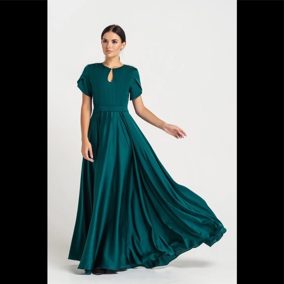 Fit and flare maxi dress size 12, mother of the bride - Picture 6 of 6